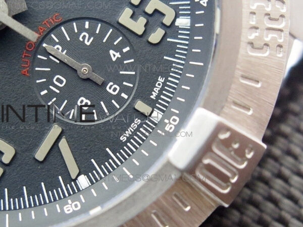 Avenger Bandit Titanium B50 Best Edition Gray Dial on Gray Nylon Strap A7750 – Bild 6