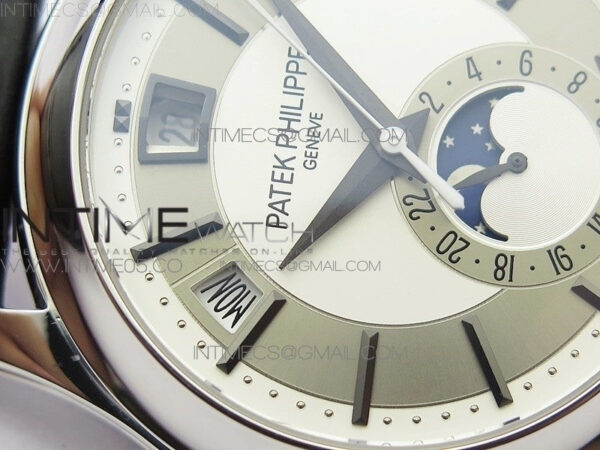 Annual Calendar Complications 5205R SS GRF Best Edition White dial on Black leather strap A324 – Bild 6