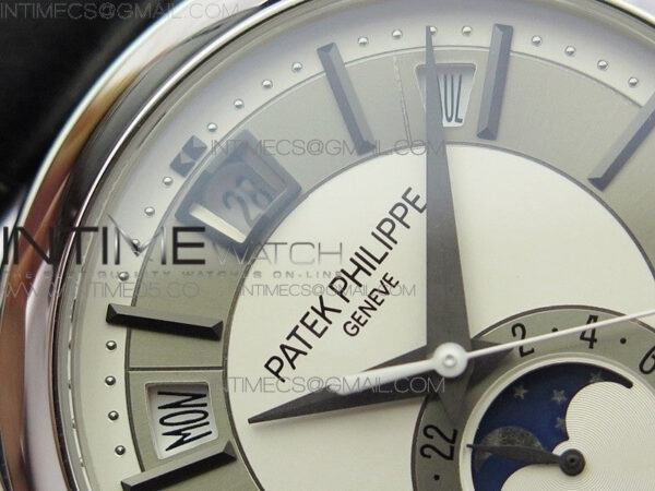 Annual Calendar Complications 5205R SS GRF Best Edition White dial on Black leather strap A324 – Bild 7