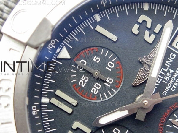 Avenger Bandit Titanium B50 Best Edition Gray Dial on Gray Nylon Strap A7750 – Bild 8