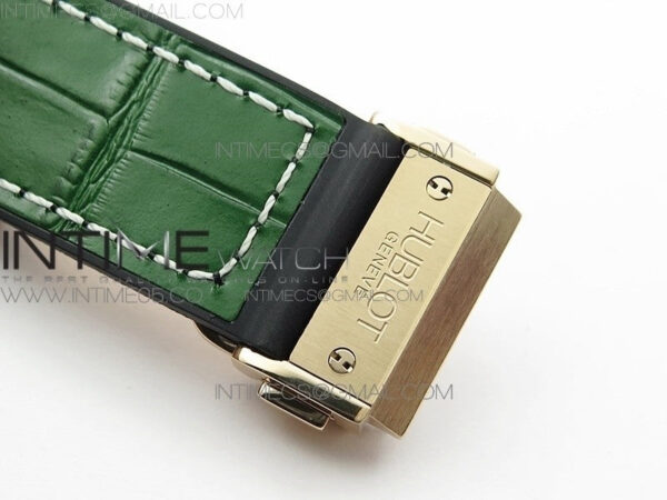 Classic Fusion 42mm RG B50F Green Dial On Green Gummy Strap A2892 – Bild 11