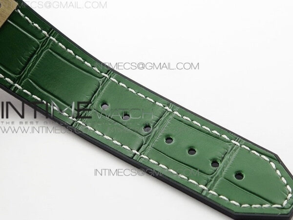 Classic Fusion 42mm RG B50F Green Dial On Green Gummy Strap A2892 – Bild 15