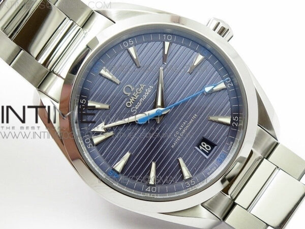 Aqua Terra 150M Master Chronometers VSF 1:1 Best Edition Light Blue Dial Blue Second Hand on SS Bracelet A8900 Super Clone – Bild 3