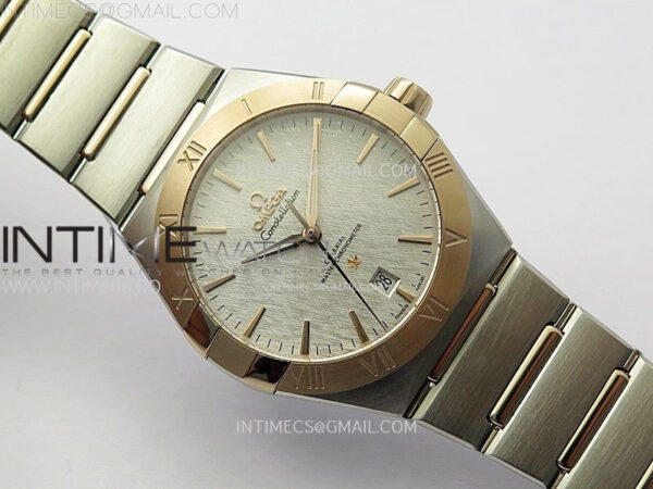Constellation 39mm SS/RG TWF Silver Dial on SS/RG Bracelet A8800 – Bild 2