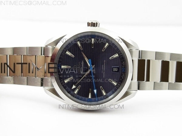 Aqua Terra 150M Master Chronometers VSF 1:1 Best Edition Light Blue Dial Blue Second Hand on SS Bracelet A8900 Super Clone – Bild 5