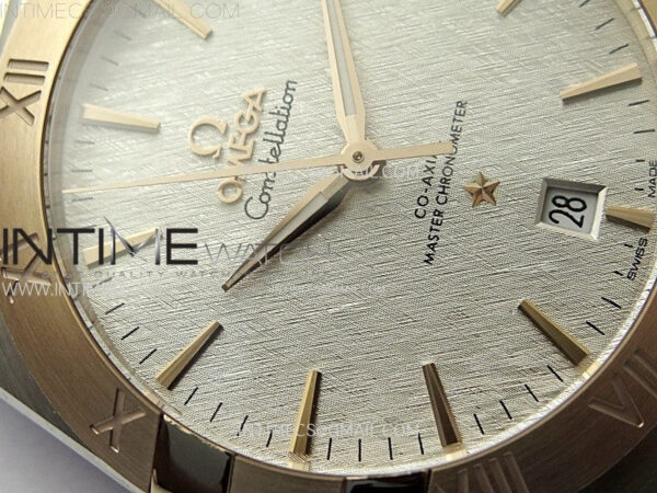 Constellation 39mm SS/RG TWF Silver Dial on SS/RG Bracelet A8800 – Bild 6