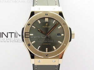 Classic Fusion 42mm RG B50F Gray Dial On Black Gummy Strap A2892