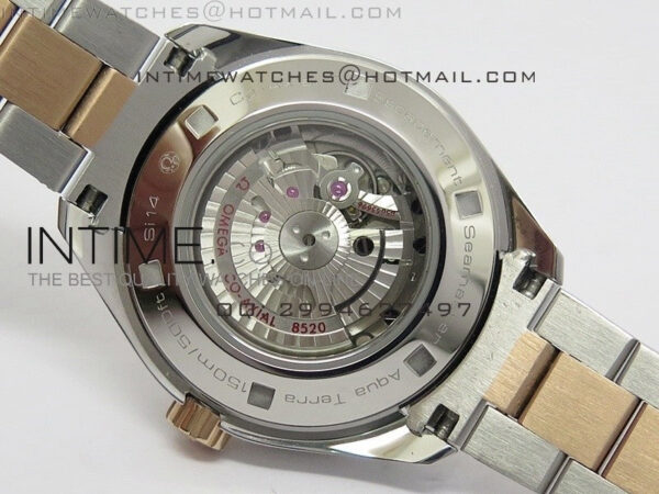 AQUA TERRA 150M SS/RG Dia Bezel White MOP dial Ladies 1:1 Miyota 8520 – Bild 10