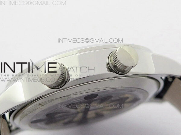 Calatrava 5524 Pilot Travel Time RG GRF Black Dial on Black Leather Strap A324 V2 – Bild 12