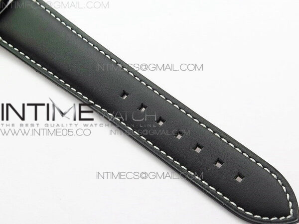 Calatrava 5524 Pilot Travel Time RG GRF Black Dial on Black Leather Strap A324 V2 – Bild 14