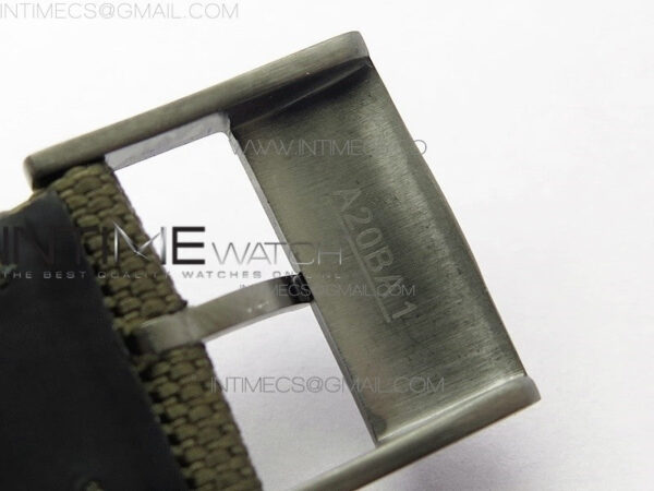 Avenger Bandit Titanium DLC B50 Best Edition Gray Carbon Dial on Green Nylon Strap A7750 – Bild 14