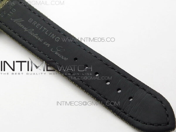 Avenger Bandit Titanium DLC B50 Best Edition Gray Carbon Dial on Green Nylon Strap A7750 – Bild 16