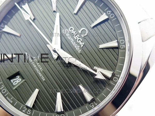 Aqua Terra 150M Master Chronometers VSF 1:1 Best Edition Green Dial on SS Bracelet A8900 Super Clone – Bild 4
