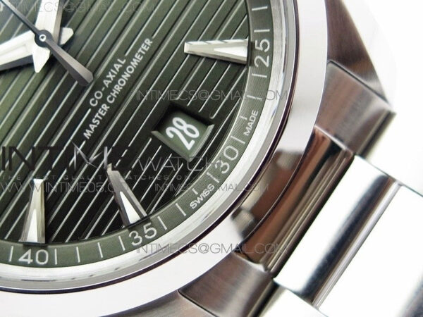 Aqua Terra 150M Master Chronometers VSF 1:1 Best Edition Green Dial on SS Bracelet A8900 Super Clone – Bild 5