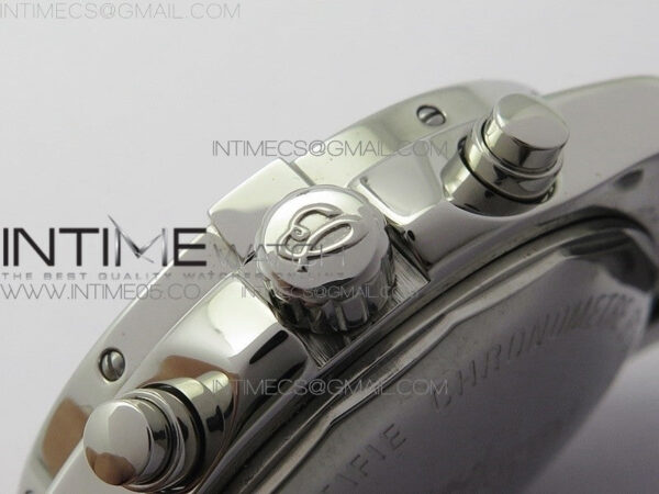 Avenger Chronograph 43mm SS B12F Best Edition Black Dial on SS Bracelet A7750 – Bild 11