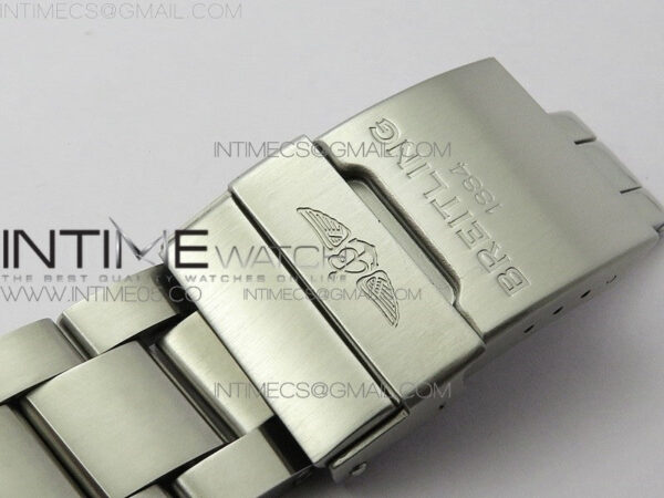 Avenger Chronograph 43mm SS B12F Best Edition Black Dial on SS Bracelet A7750 – Bild 16