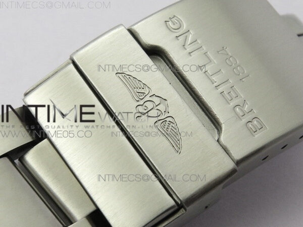 Avenger Chronograph 43mm SS B12F Best Edition Black Dial on SS Bracelet A7750 – Bild 17