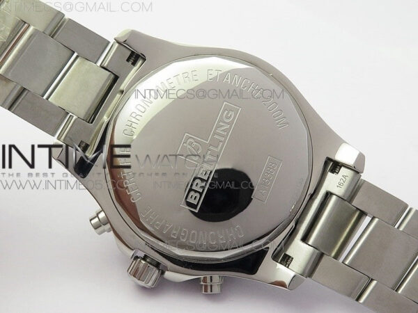 Avenger Chronograph 43mm SS B12F Best Edition Black Dial on SS Bracelet A7750 – Bild 22
