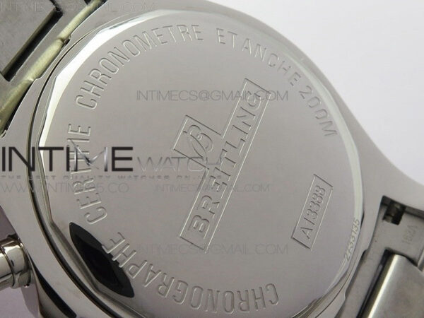 Avenger Chronograph 43mm SS B12F Best Edition Black Dial on SS Bracelet A7750 – Bild 24