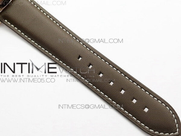 Calatrava 5524R Pilot Travel Time RG GRF Brown Dial on Brown Leather Strap A324 V2 – Bild 16