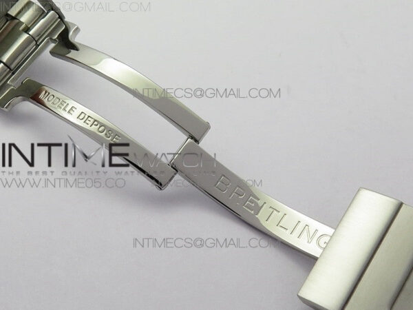 Avenger Chronograph 43mm SS B12F Best Edition White Dial on SS Bracelet A7750 – Bild 18