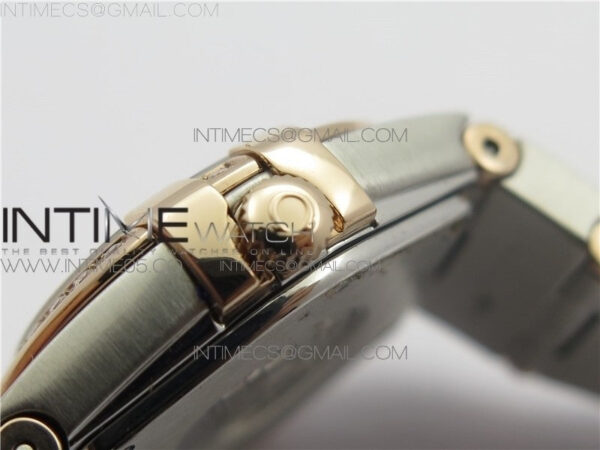 Constellation Ladies 27mm K11F 1:1 Best Edition SS/RG Diamonds Bezel White MOP Dial Stick Markers on SS/RG Bracelet ETA Quartz – Bild 10