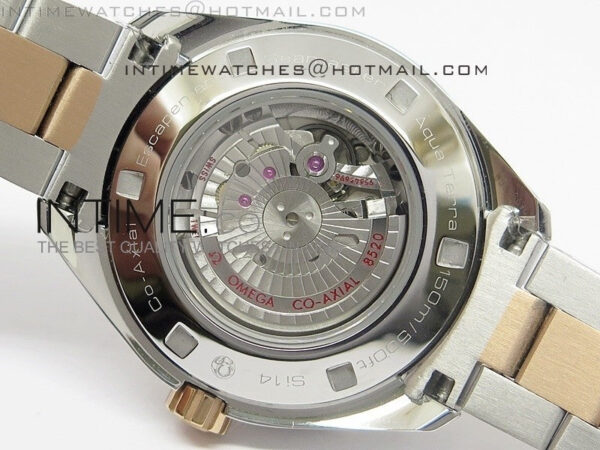 AQUA TERRA 150M SS/RG Brown textured dial Ladies 1:1 Miyota 8520 – Bild 12