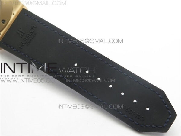 Classic Fusion 45mm RG WWF 1:1 Best Edition Blue Dial on Blue Gummy Strap A2892 – Bild 18