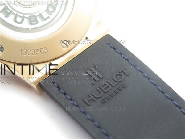 Classic Fusion 45mm RG WWF 1:1 Best Edition Blue Dial on Blue Gummy Strap A2892 – Bild 19