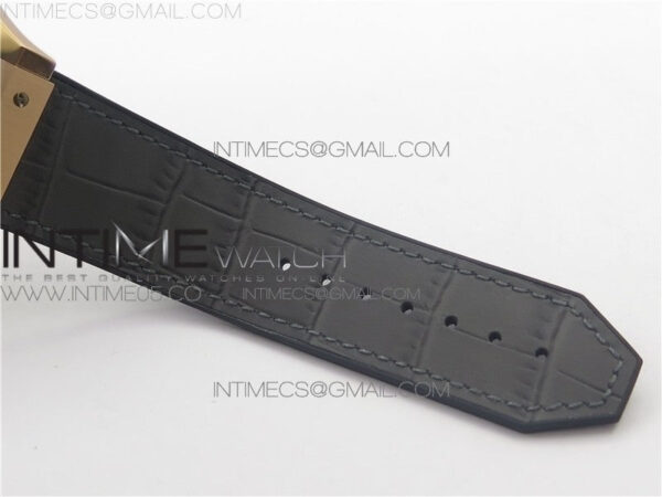Classic Fusion 45mm RG WWF 1:1 Best Edition Gray Dial on Black Gummy Strap A2892 – Bild 7