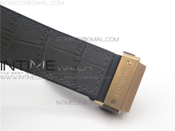 Classic Fusion 45mm RG WWF 1:1 Best Edition Gray Dial on Black Gummy Strap A2892 – Bild 8