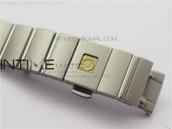Constellation Ladies 27mm K11F 1:1 Best Edition SS White MOP Textured Dial Diamonds Markers on SS Bracelet ETA Quartz – Bild 10