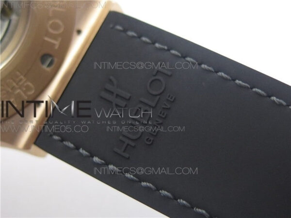 Classic Fusion 45mm RG WWF 1:1 Best Edition Gray Dial on Black Gummy Strap A2892 – Bild 13