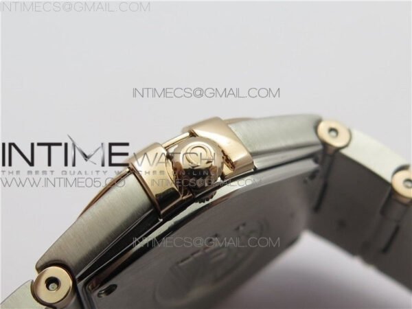 Constellation Ladies 27mm K11F 1:1 Best Edition SS/RG White MOP Dial Diamonds Markers on SS/RG Bracelet ETA Quartz – Bild 10