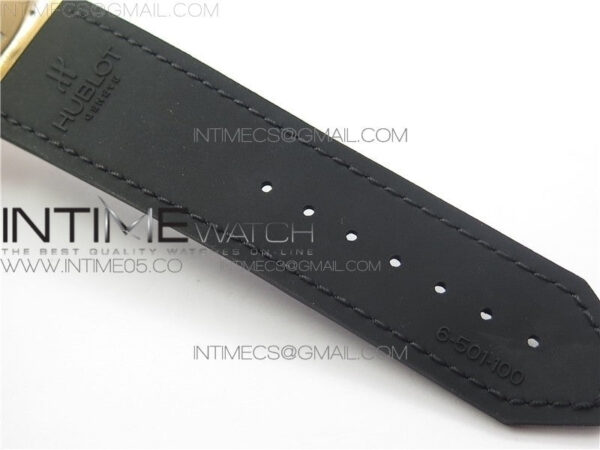 Classic Fusion 45mm RG WWF 1:1 Best Edition Black Dial on Black Gummy Strap A2892 – Bild 14