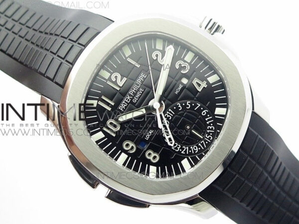 Aquanaut 5164A SS GRF Best Edition Black Dial on Black Rubber Strap A324 V2 – Bild 2