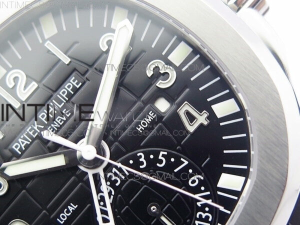 Aquanaut 5164A SS GRF Best Edition Black Dial on Black Rubber Strap A324 V2 – Bild 5