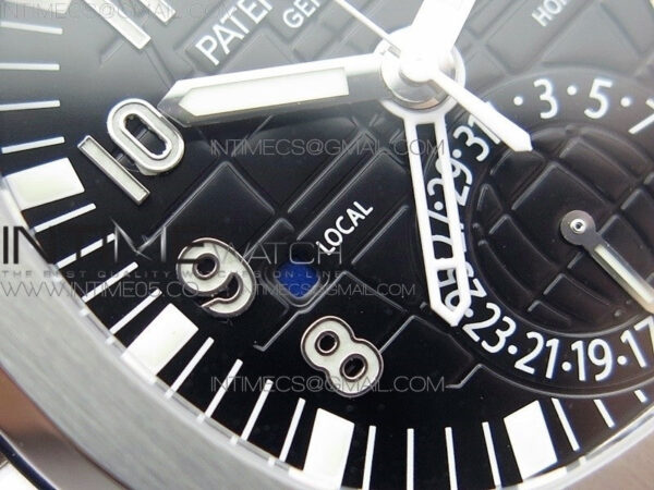 Aquanaut 5164A SS GRF Best Edition Black Dial on Black Rubber Strap A324 V2 – Bild 7