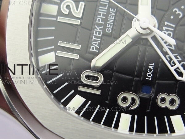 Aquanaut 5164A SS GRF Best Edition Black Dial on Black Rubber Strap A324 V2 – Bild 8
