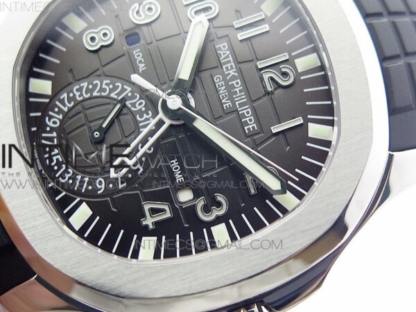 Aquanaut 5164A SS GRF Best Edition Brown Dial on Black Rubber Strap A324 V2 – Bild 4