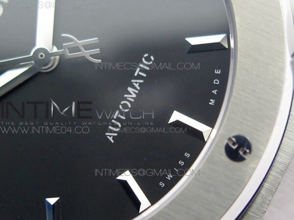Classic Fusion 45mm Titanium WWF 1:1 V2 Best Edition Black Dial On Black Gummy Strap Asian HB1112 – Bild 6