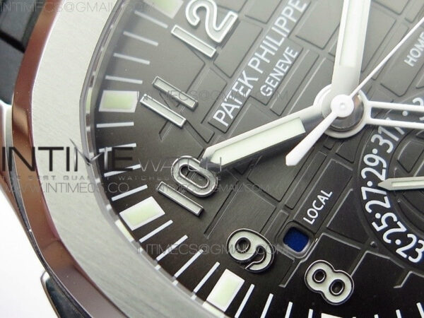 Aquanaut 5164A SS GRF Best Edition Brown Dial on Black Rubber Strap A324 V2 – Bild 8