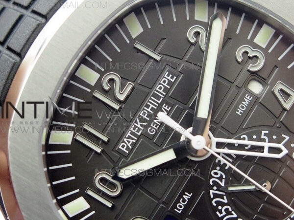 Aquanaut 5164A SS GRF Best Edition Brown Dial on Black Rubber Strap A324 V2 – Bild 9