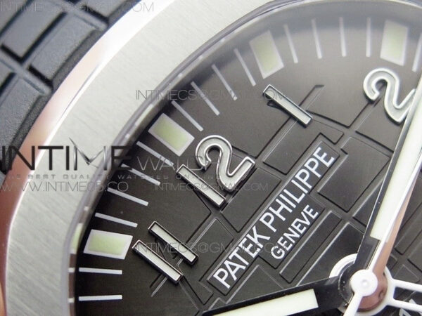 Aquanaut 5164A SS GRF Best Edition Brown Dial on Black Rubber Strap A324 V2 – Bild 10
