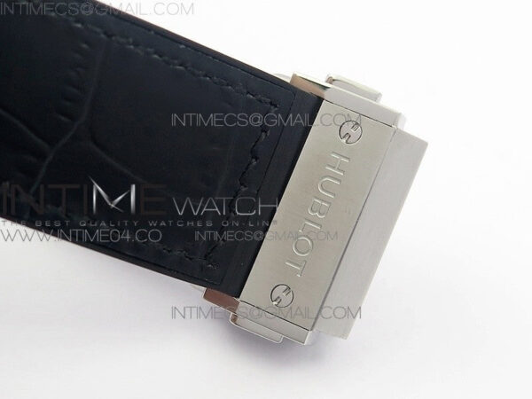 Classic Fusion 45mm Titanium WWF 1:1 V2 Best Edition Black Dial On Black Gummy Strap Asian HB1112 – Bild 12