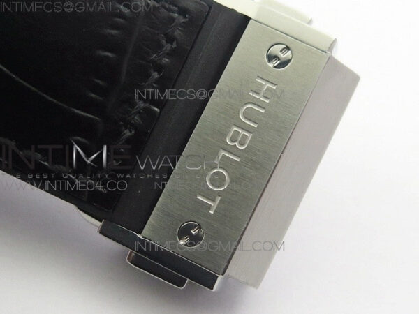 Classic Fusion 45mm Titanium WWF 1:1 V2 Best Edition Black Dial On Black Gummy Strap Asian HB1112 – Bild 13