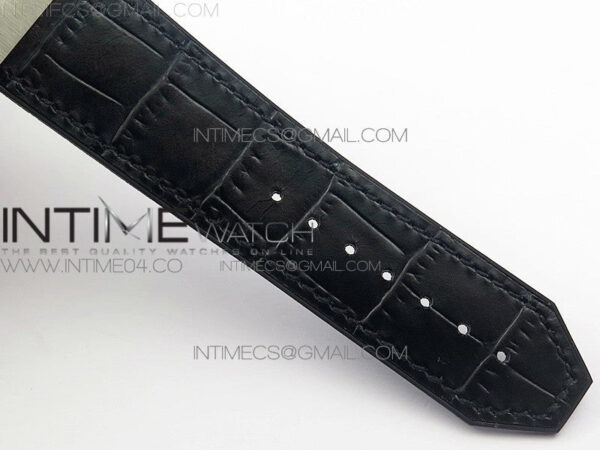 Classic Fusion 45mm Titanium WWF 1:1 V2 Best Edition Black Dial On Black Gummy Strap Asian HB1112 – Bild 16