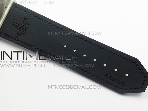 Classic Fusion 45mm Titanium WWF 1:1 V2 Best Edition Black Dial On Black Gummy Strap Asian HB1112 – Bild 18