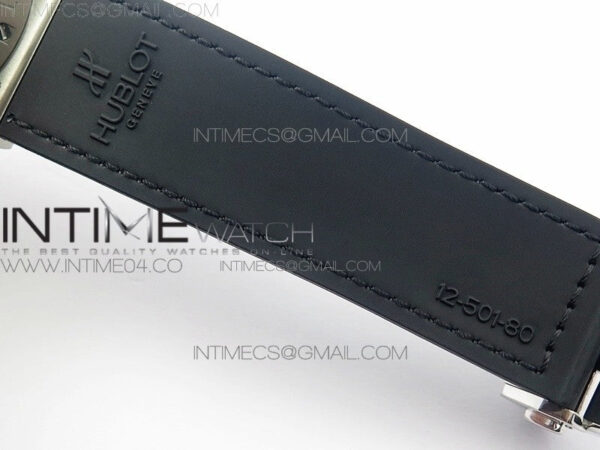 Classic Fusion 45mm Titanium WWF 1:1 V2 Best Edition Black Dial On Black Gummy Strap Asian HB1112 – Bild 19
