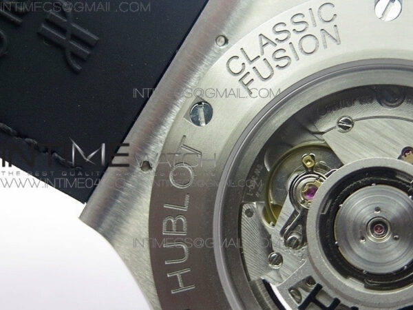 Classic Fusion 45mm Titanium WWF 1:1 V2 Best Edition Black Dial On Black Gummy Strap Asian HB1112 – Bild 23